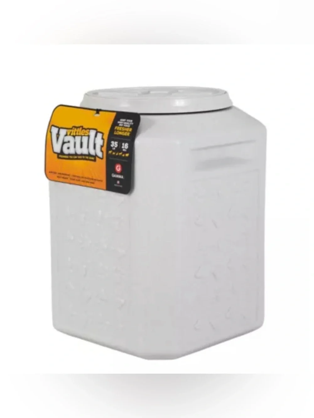 Vittles Vault® by GAMMA2 Paw Print Pet Food Container
